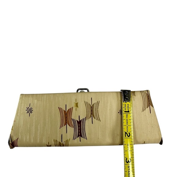 Vtg 1960’s Cat Eye Glass Case Only Retro Mid Century Gold Kiss Latch. - Picture 10 of 11